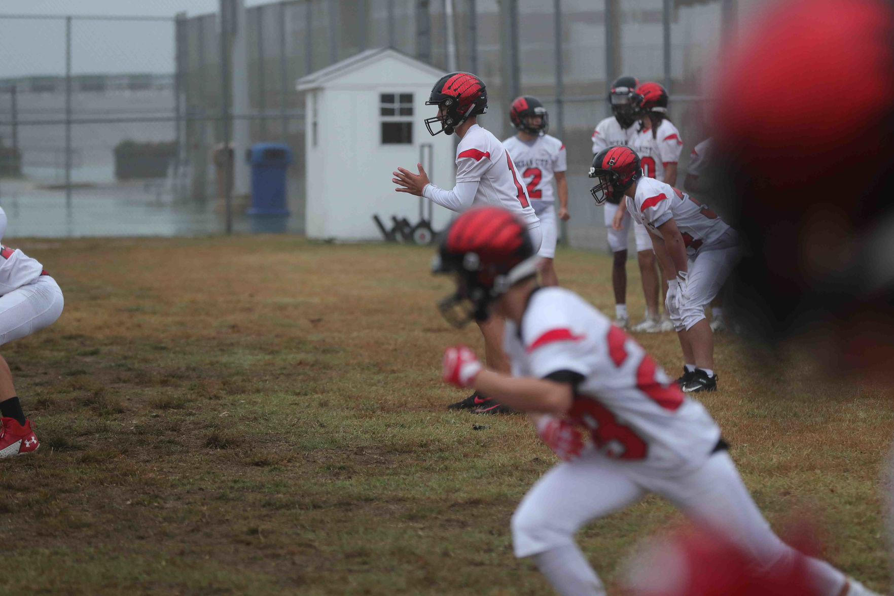 Ocean City football Practice